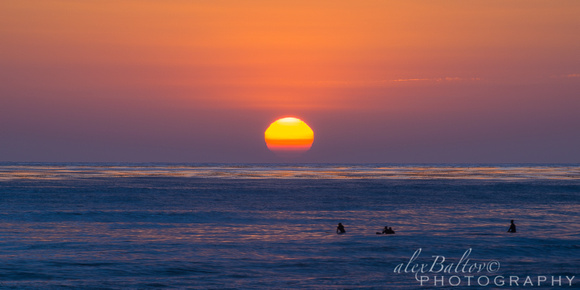 Windansea Sunset Surfers